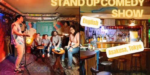 English Standup Comedy Show & Meet up! Laugh, Learn, Japan \uff20Asakusa Music Bar