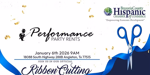 Performance Party Rents Ribbon Cutting Ceremony