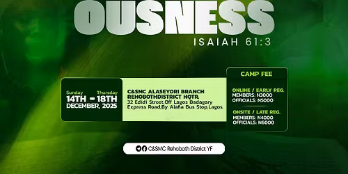 13th Annual District Youth Camp Meeting