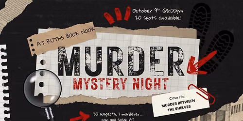 Murder mystery night @Ruths\ud83d\udd2a\ud83e\ude78