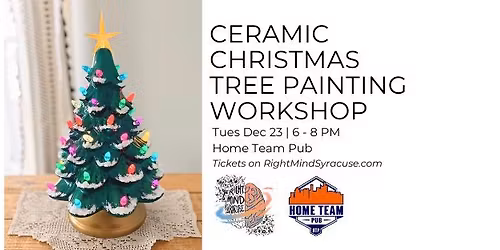 Ceramic Christmas Tree Painting Workshop