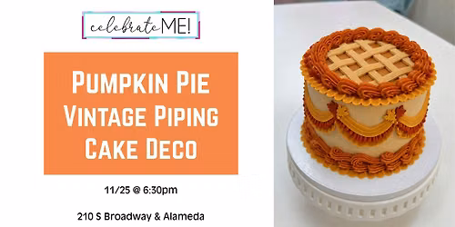 Pumpkin Pie Cake Decorating