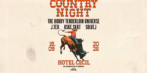 Country Night | Hotel Cecil, K\u00f8benhavn