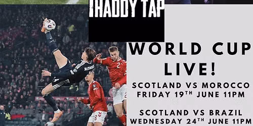 Scotland Vs Brazil - Live On The Big Screen!
