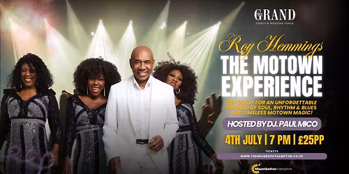 A Night of Motown with Roy Hemmings
