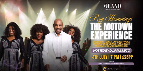 A Night of Motown with Roy Hemmings