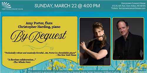 Amy Porter, flute with Christopher Harding, piano By Request