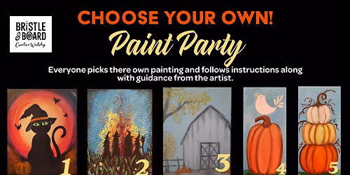 Paint Party at Copper Pub - Choose Your Own