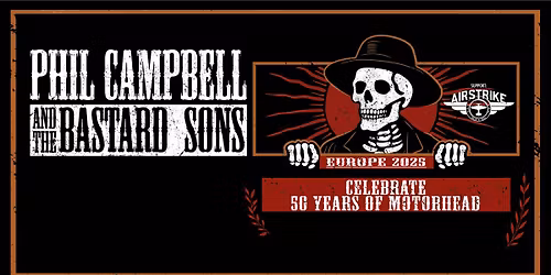 Phil Campbell and the Bastard Sons, Airstrike - Celebrate 50 Years of Mot\u00f6rhead | ZL\u00cdN - MOR Caf\u00e9