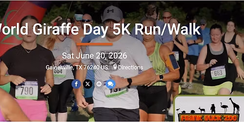 World Giraffe Day 5K Run\/Walk