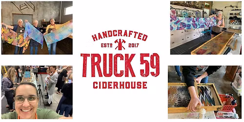 Create a Silk Scarf, SIP & CREATE Workshop- TRUCK 59