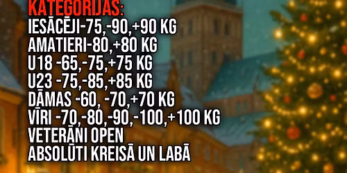 Ziemassv\u0113tku Kauss 2025 (Xmas Armwrestling Cup)