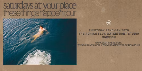 saturdays at your place at the Adrian Flux Waterfront Studio | Norwich