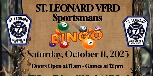 Sportsmans Bingo!