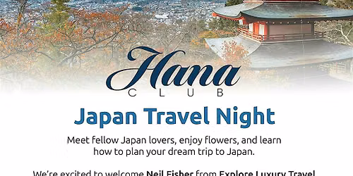 Ori Floral Design presents: Hana Club \u00d7 Japan Travel Night