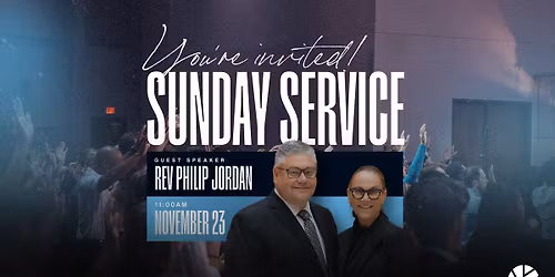 Sunday Service Guest Speaker  Rev. Philip Jordan
