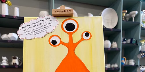 Kids 3 day Art Camp- Monster Friends 