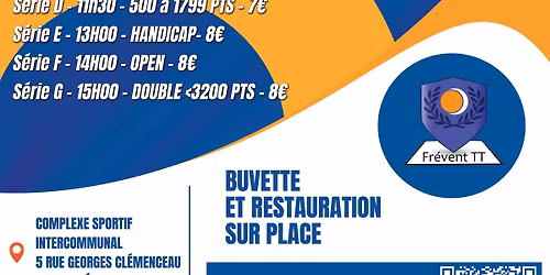 1er Tournoi R\u00e9gional Frevent