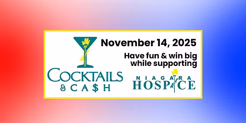 Niagara Hospice\u2019s 31st Annual Cocktails & Ca$h