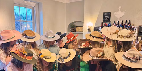 Feather and Felt x Blonde Bistro Brew Works Traditional Hat Bar Workshop
