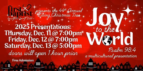 44th Annual Living Christmas Tree - Joy to the World