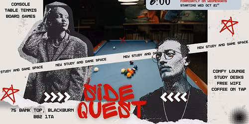 Side Quest: Study & Games Lounge
