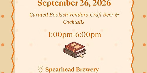 Books & Brews Fall 2026 Bookish Market 