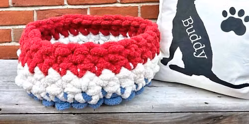 NEW Pet Bed Chunky Knit Class