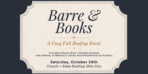 Barre & Books: A Cozy Fall Rooftop Event