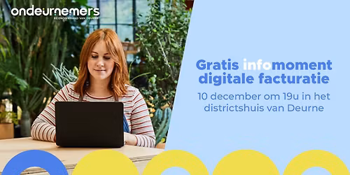 \ud83d\udd35 Gratis infomoment over digitale facturatie