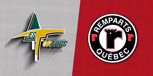 Remparts de Qu\u00e9bec vs Foreurs de Val-d'Or - Hommage Militaires