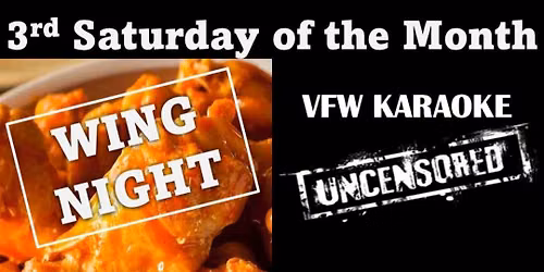 Wing Night and Uncensored Karaoke