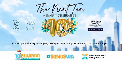 The Next Ten: A Benefit Celebrating 10 Years of VIA