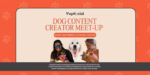 Dog Content Creator Meet-Up