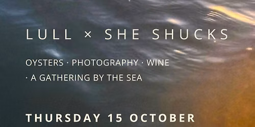 LULL x She Shucks - Photography wine & oysters