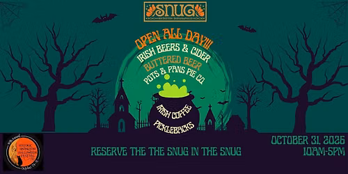 Snug of Irvington Halloween Festival SNUG Rentals for 2026!
