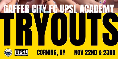 Gaffer City FC UPSL Academy Tryouts