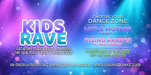 Kids Rave at Oak View Mall