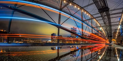 Christmas lights - Night time street photography