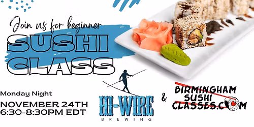 Beginner Sushi Class - Knoxville, TN