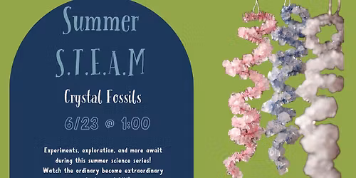 Summer STEAM: Crystal Fossils