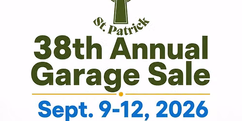 St. Patrick's Annual Garage Sale