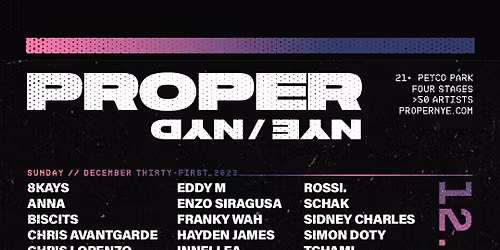 CRSSD Proper NYE - 2 Day Pass at PETCO Park