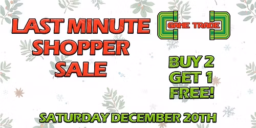 Last Minute Shoppers Sale