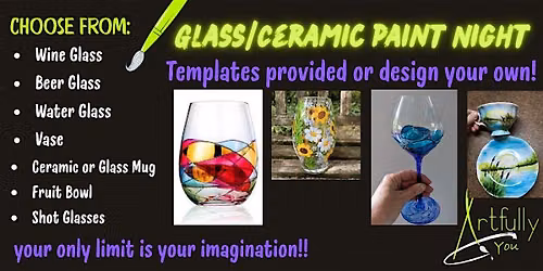Glass Paint Night at Williams Cafe, Burlington