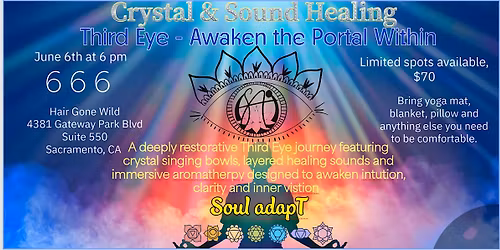 Crystal and Sound Healing...Third Eye * Awaken the Portal Within