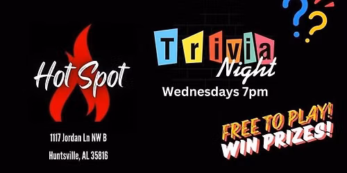 Wednesday Night Trivia at HotSpot!