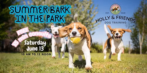 Summer Bark In The Park