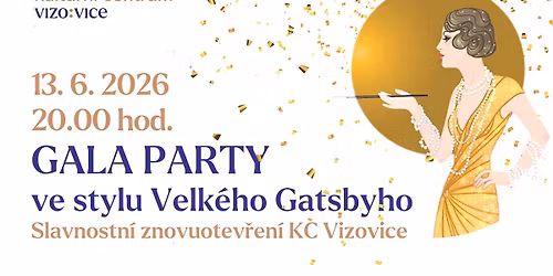 GALA PARTY ve stylu Velk\u00e9ho Gatsbyho