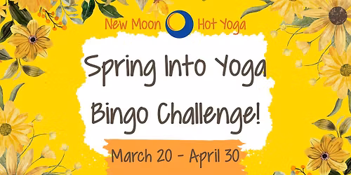 Spring Into Yoga Bingo Challenge
